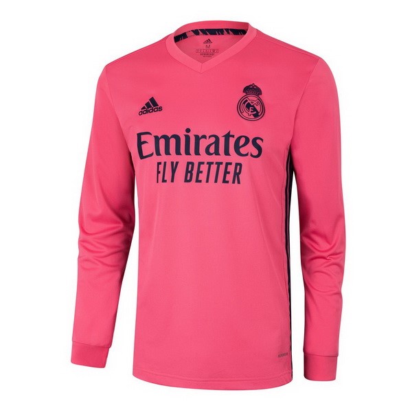 Tailandia Camiseta Real Madrid 2ª ML 2020-2021 Rosa
